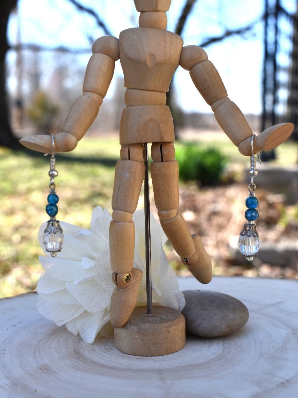 Beaded Drop Earrings